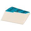 Oxford Oxford® Manila Index Card Guides with Laminated Tabs OXF 04613