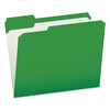 Pendaflex Pendaflex® Double-Ply Reinforced Top Tab Colored File Folders PFXR15213BGR