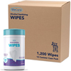 WeCare Hand Sanitizing Wipes 75% Alcohol Formula, 100 Count Hand Wipes Canister PTC TBN202800