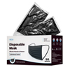 WeCare Disposable 3-Ply Face Masks (50 Masks) - Black PTC WMN100006