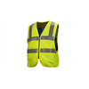 Pyramex Safety Products Hi-Vis Lime Vest Size 2Xl Adjusts To 5Xl PYR CV200X2