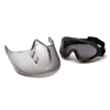 Pyramex Safety Products Gray H2X Anti-Fog Lens With Face Shield PYR GG524TSHIELD