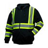 Pyramex Safety Products Zipper Sweatshirt - Black -X Large PYR RSZH3411XL