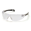 Pyramex Safety Products PMXSLIM™ Eyewear Clear Lens with Black Temples PYRSB7110S