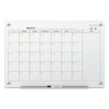 Quartet Infinity Magnetic Glass Calendar Board, 48 x 36 QRT GC4836F
