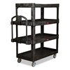 Rubbermaid Commercial Rubbermaid® Commercial 4-Shelf Heavy-Duty Ergo Utility Cart RCP2128657