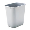 Rubbermaid Commercial Rubbermaid® Commercial Deskside Plastic Wastebasket RCP 295600GY