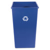 Rubbermaid Commercial Square Recycling Container RCP395973BLU