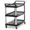 Rubbermaid Commercial Rubbermaid® Commercial Open Sided Utility Cart RCP409100BLA