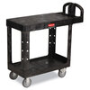 Rubbermaid Commercial Rubbermaid® Commercial Flat Shelf Utility Cart RCP 450500BK