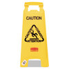 Rubbermaid Commercial Rubbermaid® Commercial Multilingual Caution Floor Sign RCP 611200YW