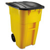 Rubbermaid Commercial Square Brute® Rollout Container RCP 9W27 YEL
