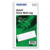 Rediform Rediform® Voice Mail Wirebound Log Books RED51113