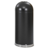 Safco Safco® Dome Top Receptacle with Open Top SAF 9639BL