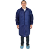 Safety Zone Blue Polypropylene Economy Lab Coat, No Pockets, Elastic Wrists SFZ DLBL-3X-ENP-EW