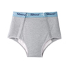 Silverts Women's 3-Pack Open Front Underwear Heather Gray SLVSV409-SV2157-2XL