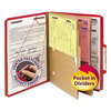 Smead Smead® 6-Section Pressboard Top Tab Pocket-Style Classification Folders with SafeSHIELD™ Coated Fastener SMD14082