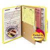Smead Smead® 6-Section Pressboard Top Tab Pocket-Style Classification Folders with SafeSHIELD™ Coated Fastener SMD14084