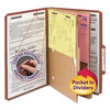 Smead Smead® 6-Section Pressboard Top Tab Pocket-Style Classification Folders with SafeSHIELD™ Coated Fastener SMD19079