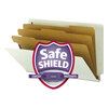 Smead Smead™ End Tab Pressboard Classification Folders With SafeSHIELD® Coated Fasteners SMD29820