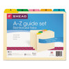 Smead Smead® Alphabetic Top Tab Indexed File Guide Set SMD 50180