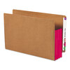 Smead Smead™ Redrope Drop-Front End Tab File Pockets with Fully Lined Colored Gussets SMD74686