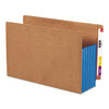 Smead Smead™ Redrope Drop-Front End Tab File Pockets with Fully Lined Colored Gussets SMD74689