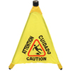 Impact Pop Up Safety Cone, CAUTION WET FLOOR, English/Spanish SPS9183