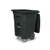 Toter 96 Gal. Greenstone Trash Can with Wheels and Lid (2 caster wheels 2 stationary wheels) TOT ACC96-50501