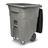 Toter 96 Gal. Graystone Trash Can with Wheels and Lid (2 caster wheels 2 stationary wheels) TOT ACC96-54689