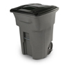 Toter 96 Gal. Graystone Trash Can with Smooth Wheels and Lid TOT ANA96-10599
