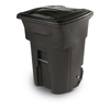 Toter 96 Gal. Trash Can Brownstone with Quiet Wheels and Lid TOT ANA96-61705