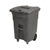 Toter 96 Gal. Graystone Document Trash Can with Wheels and Hasp Lock (2 Standard Caster, 2 Stationary Wheels) TOT CDC96-41997