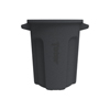 Toter 20 Gal. Round Trash Can with Lift Handle - Dark Gray Granite TOTRND20-B0149
