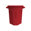 Toter 20 Gal. Round Trash Can with Lift Handle - Red TOT RND20-B0570