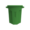 Toter 20 Gal. Round Trash Can with Lift Handle - Bright Lime Green TOT RND20-B0780