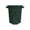 Toter 20 Gal. Round Trash Can with Lift Handle - Forest Green TOT RND20-B0960