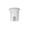 Toter 55 Gal. Round Trash Can with Lift Handle - Bright White TOT RND55-B0111