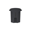Toter 55 Gal. Round Trash Can with Lift Handle - Dark Gray Granite TOT RND55-B0149