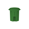 Toter 55 Gal. Round Trash Can with Lift Handle - Bright Lime Green TOT RND55-B0780