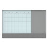 U Brands U Brands 3N1 Magnetic Glass Dry Erase Combo Board UBR3197U0001