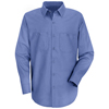 Red Kap Men's Industrial Stripe Work Shirt UNFSB12BS-LN-4XL