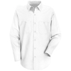 Red Kap Mens Wrinkle-Resistant Cotton Work Shirt UNF SC30WH-LN-XXL