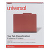 Universal Universal® Four-, Six- and Eight-Section Pressboard Classification Folders UNV10270