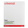 Universal Universal® Two-Pocket Portfolios with Leatherette Covers UNV 56604
