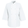 Chef Designs 3/4 Sleeve Chef Coat VFI0402WH-RG-3XL