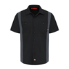 Dickies Men's Industrial Color Block Short-Sleeve Shirt VFI24BKCH-RG-2XL