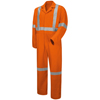 Red Kap Hi-Visibility Button-Front Coverall With CSA Compliant Reflective Trim VFI CC5SOR-RG-52