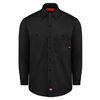 Dickies Men's Industrial Long-Sleeve Work Shirt VFIL535BK-RG-XL