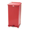 United Receptacle Rubbermaid® Commercial Defenders® Heavy-Duty Steel Step Can RCPST24EPLRD
